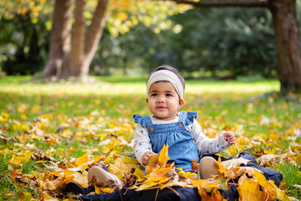 Quick photoshoot for a family in a park